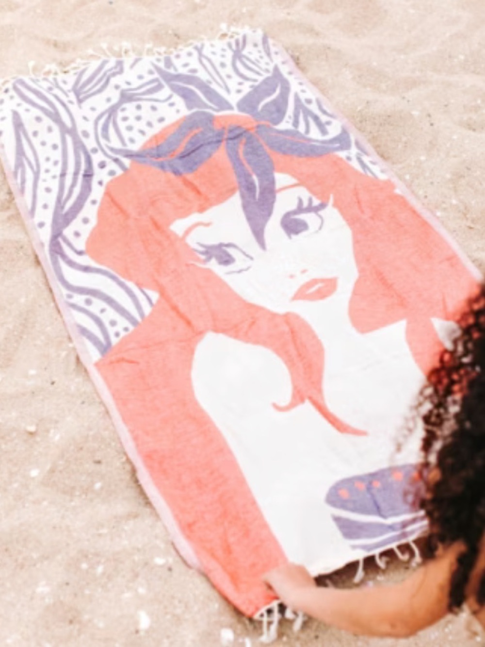 NWT RARE Sandcloud Ariel The Little Mermaid Towel